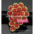 over-sized large summer flower crystal alloy brooch